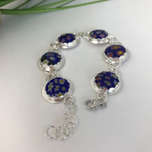 Load image into Gallery viewer, Millefiori Blue Bracelet
