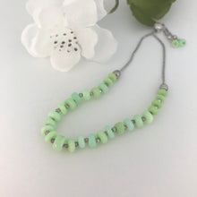 Load image into Gallery viewer, Green Opal Bolo Bracelet
