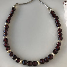 Load image into Gallery viewer, Garnet Bolo Bracelet
