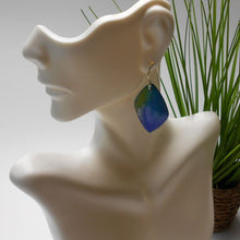 Load image into Gallery viewer, Northern Lights enamel glass earrings
